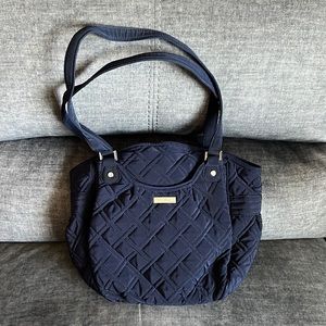 Navy Vera Bradley Quilted Purse